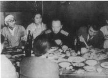 Kim Il sung and Soviet Union Army Party