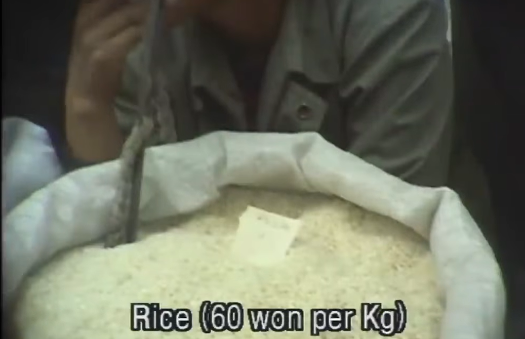 60 won per kg in black market